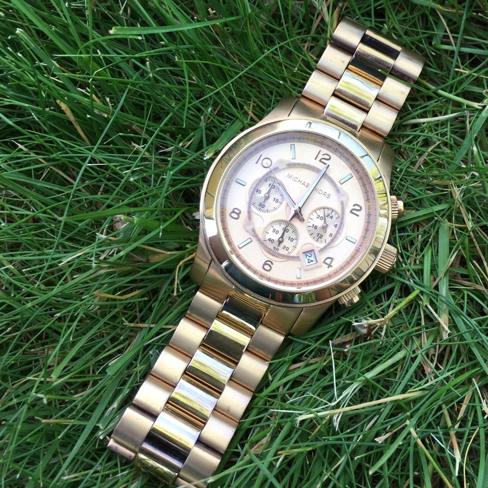 Michael Kors rose gold ladies watch